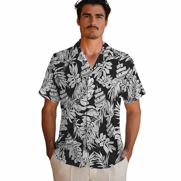 Birthday Monstera Leaf Pattern Hawaiian Shirt High quality