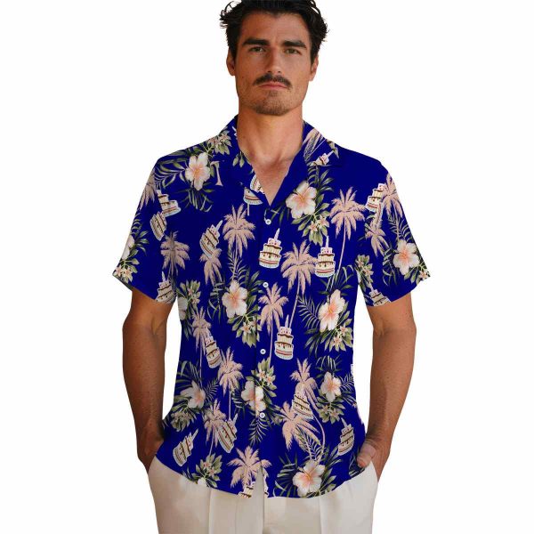 Birthday Palm Tree Flower Hawaiian Shirt High quality