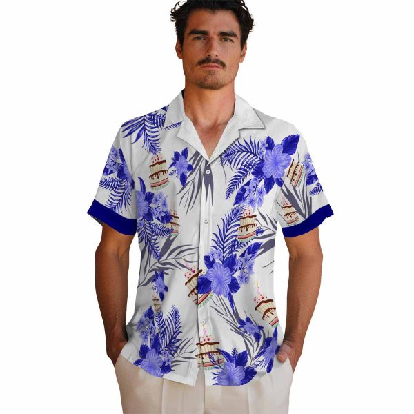 Birthday Patriotic Hibiscus Design Hawaiian Shirt High quality