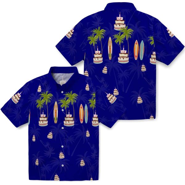 Birthday Surfboard Palm Hawaiian Shirt Latest Model