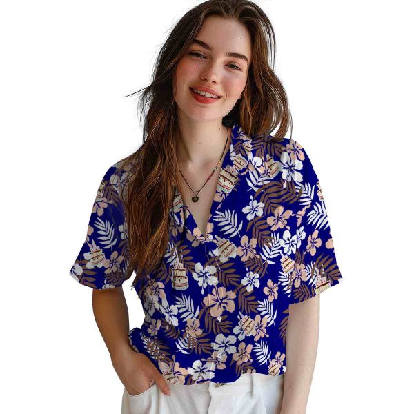 Birthday Tropical Floral Hawaiian Shirt Trendy