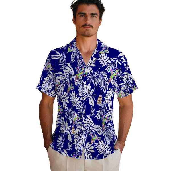 Birthday Tropical Leaf Hawaiian Shirt High quality