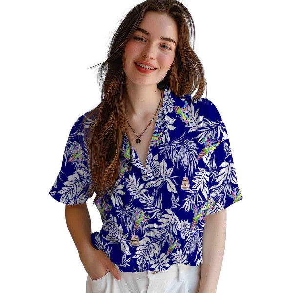 Birthday Tropical Leaf Hawaiian Shirt Trendy