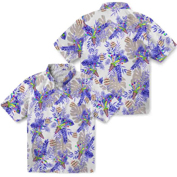 Birthday Tropical Leaves Hawaiian Shirt Latest Model