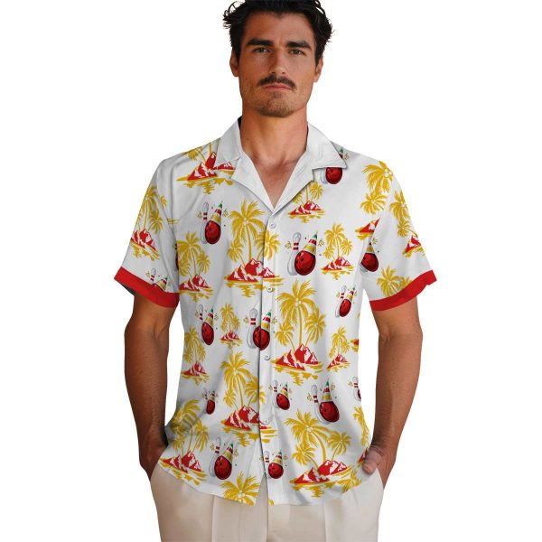 Bowling Palm Island Print Hawaiian Shirt High quality