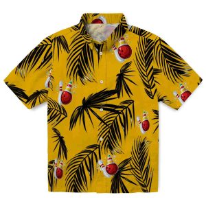 Bowling Palm Leaf Hawaiian Shirt Best selling