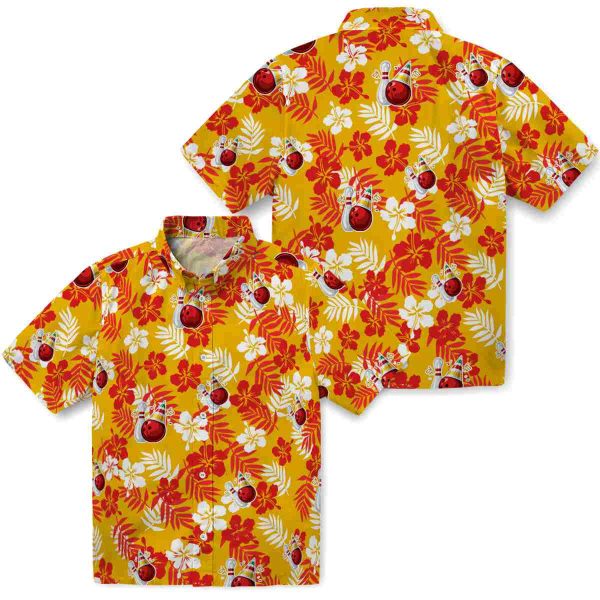 Bowling Tropical Floral Hawaiian Shirt Latest Model