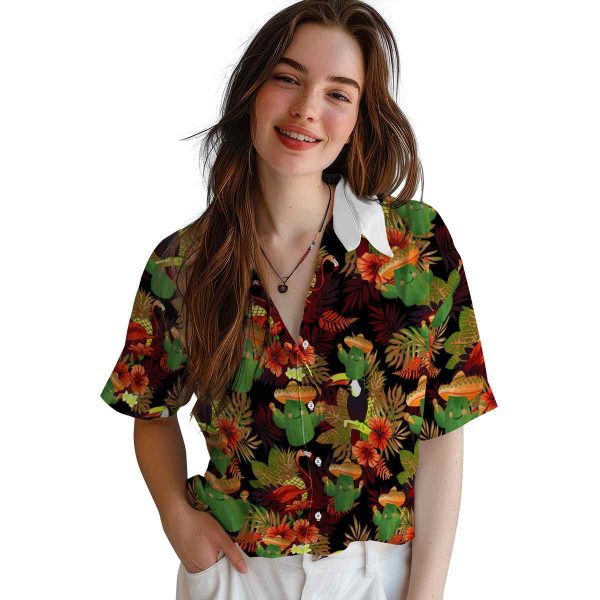 Cactus Floral Toucan Hawaiian Shirt Trendy