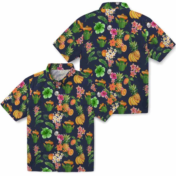 Cactus Hibiscus And Fruit Hawaiian Shirt Latest Model