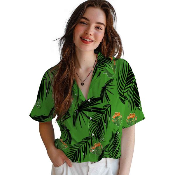 Cactus Palm Leaf Hawaiian Shirt Trendy