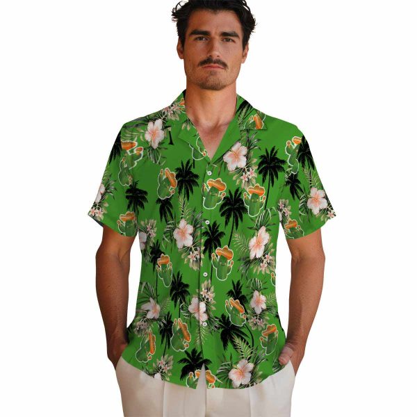 Cactus Palm Tree Flower Hawaiian Shirt High quality