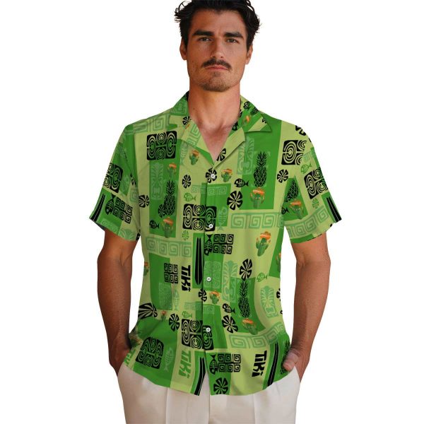 Cactus Tribal Symbols Hawaiian Shirt High quality