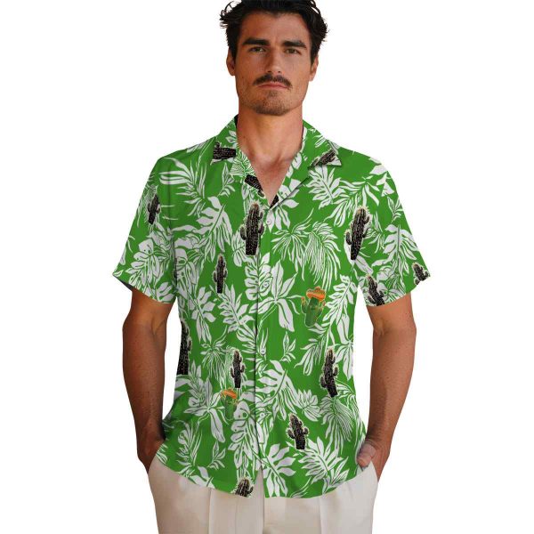 Cactus Tropical Leaf Hawaiian Shirt High quality