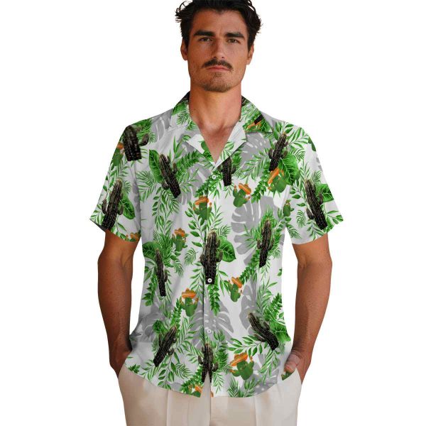 Cactus Tropical Leaves Hawaiian Shirt High quality