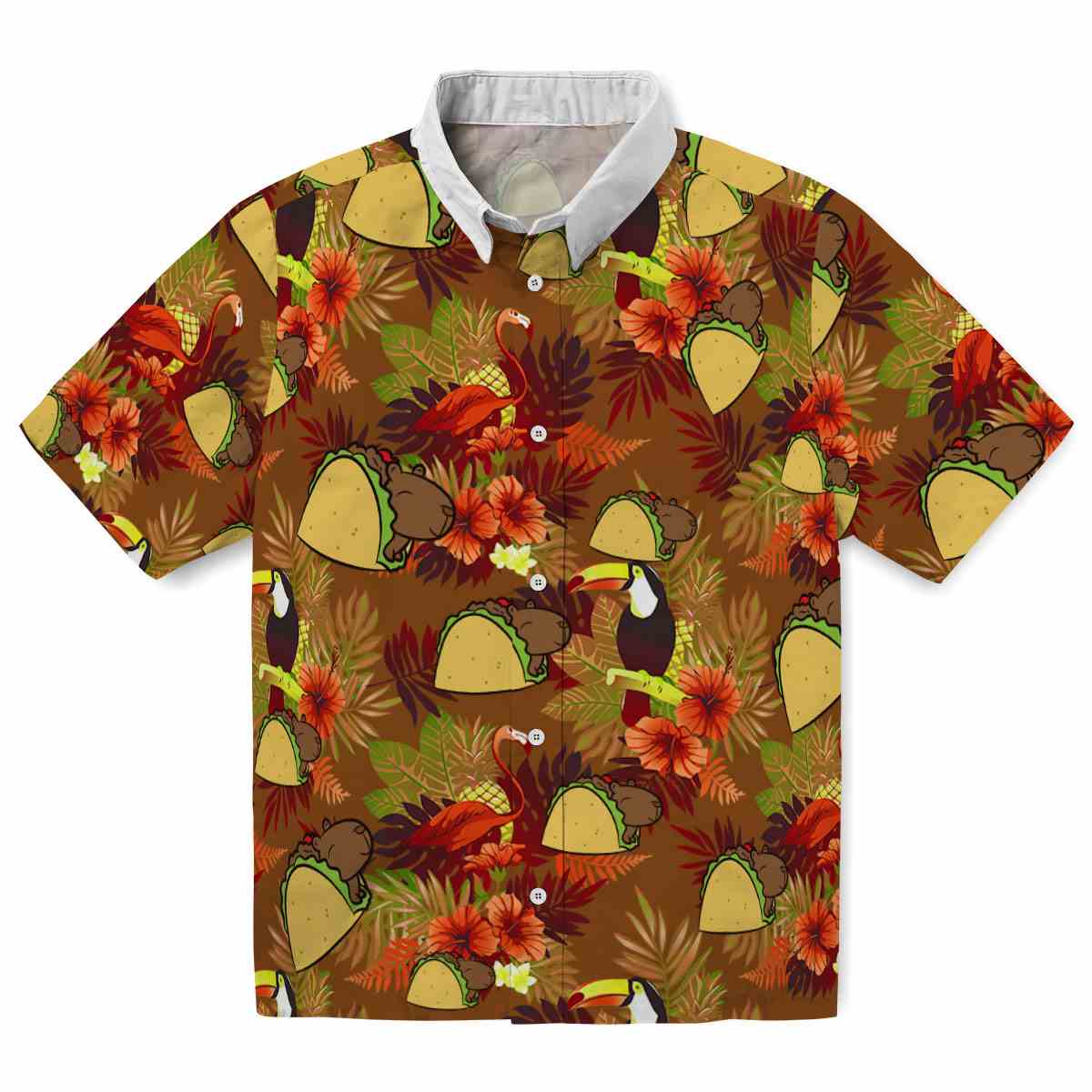 Capybara Floral Toucan Hawaiian Shirt Best selling