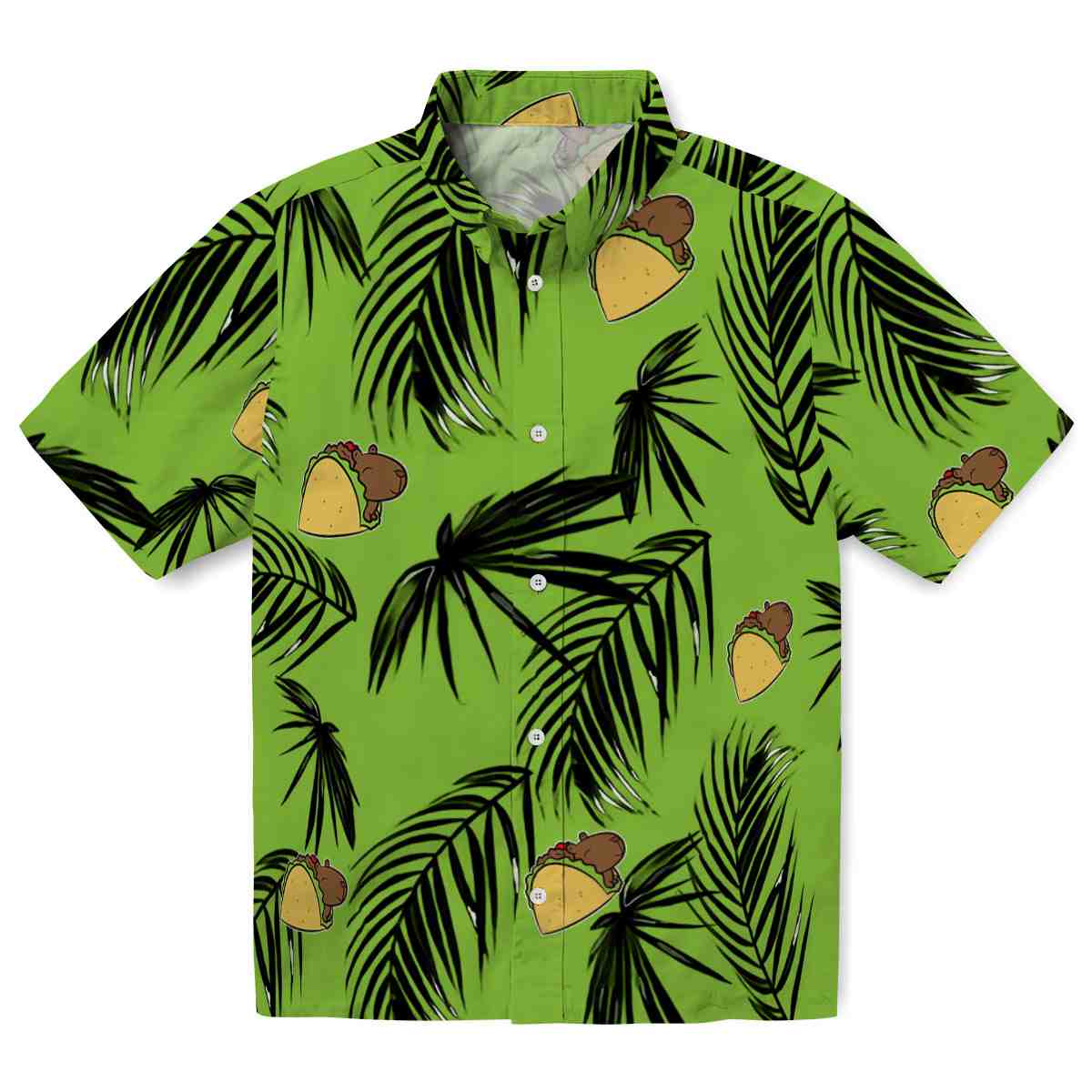 Capybara Palm Leaf Hawaiian Shirt Best selling