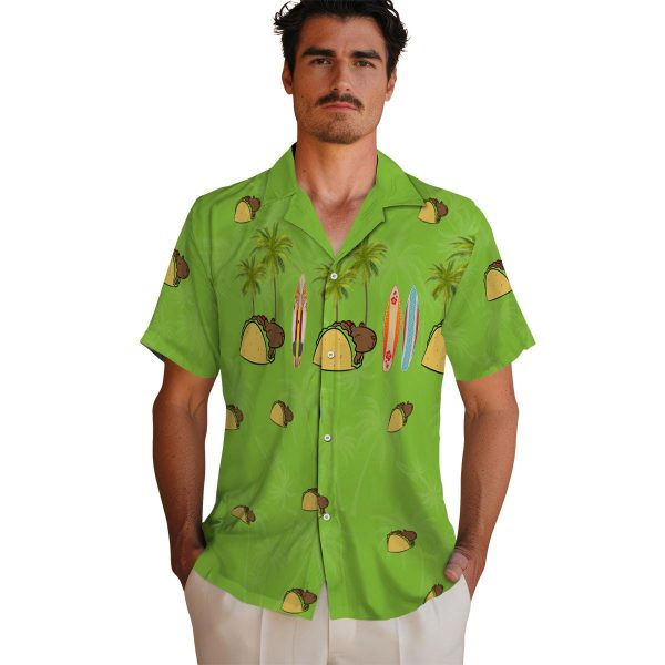 Capybara Surfboard Palm Hawaiian Shirt High quality