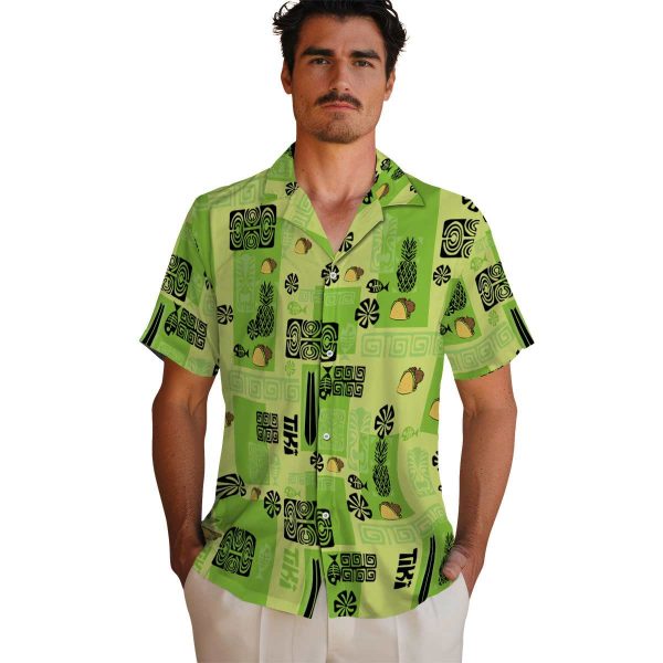 Capybara Tribal Symbols Hawaiian Shirt High quality