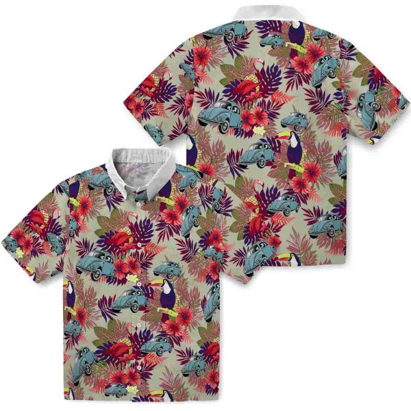 Car Floral Toucan Hawaiian Shirt Latest Model