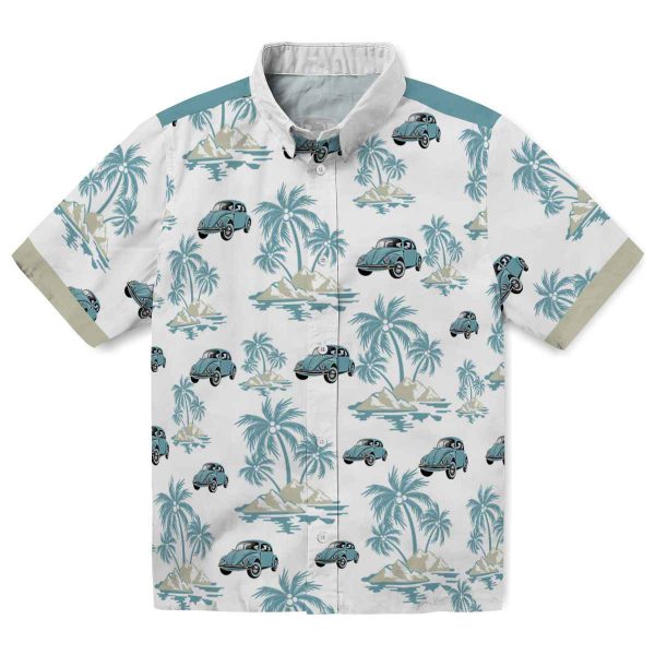 Car Palm Island Print Hawaiian Shirt Best selling