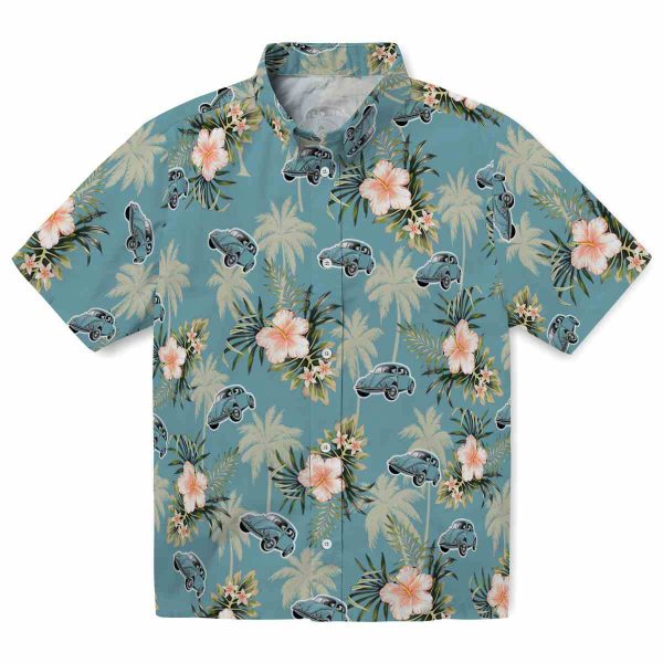 Car Palm Tree Flower Hawaiian Shirt Best selling