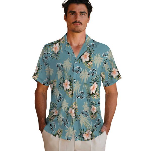 Car Palm Tree Flower Hawaiian Shirt High quality