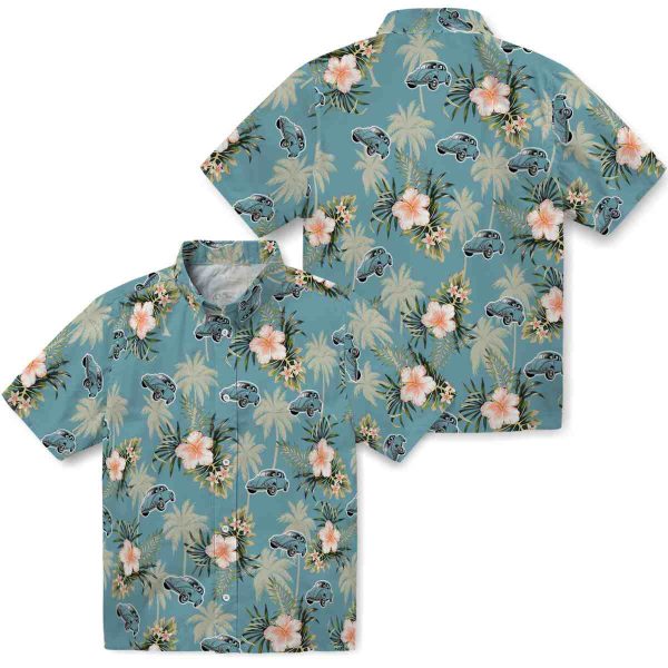 Car Palm Tree Flower Hawaiian Shirt Latest Model