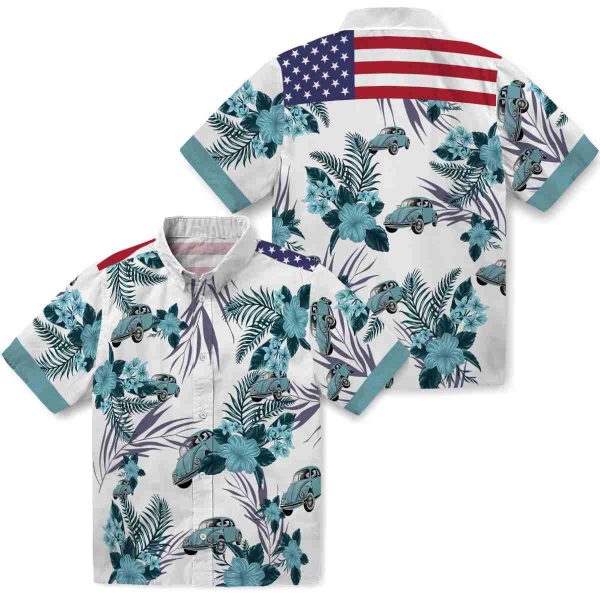 Car Patriotic Hibiscus Design Hawaiian Shirt Latest Model