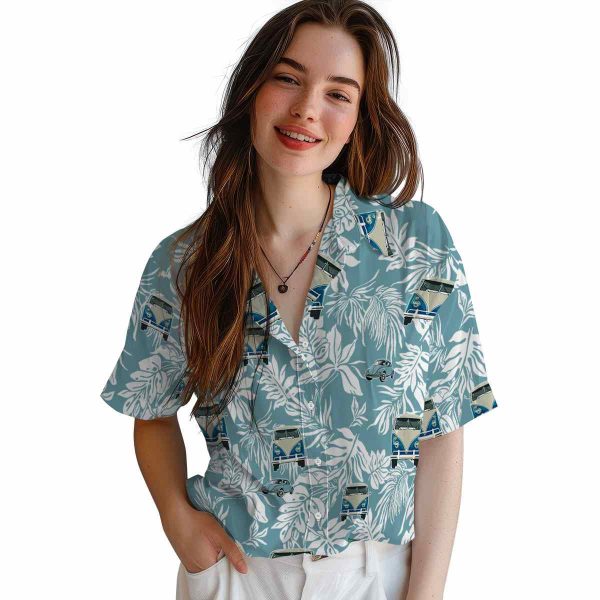 Car Tropical Leaf Hawaiian Shirt Trendy