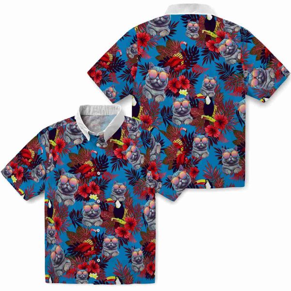 Cat Floral Toucan Hawaiian Shirt Latest Model