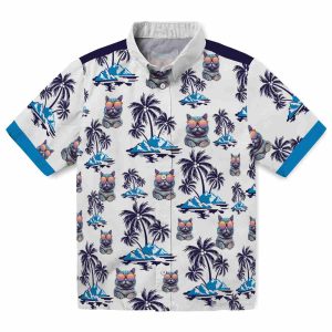 Cat Palm Island Print Hawaiian Shirt Best selling