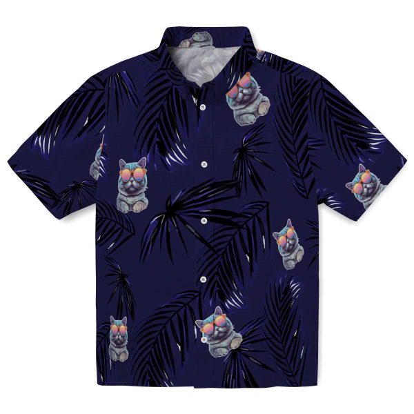 Cat Palm Leaf Hawaiian Shirt Best selling