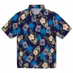 Cat Palm Tree Flower Hawaiian Shirt Best selling