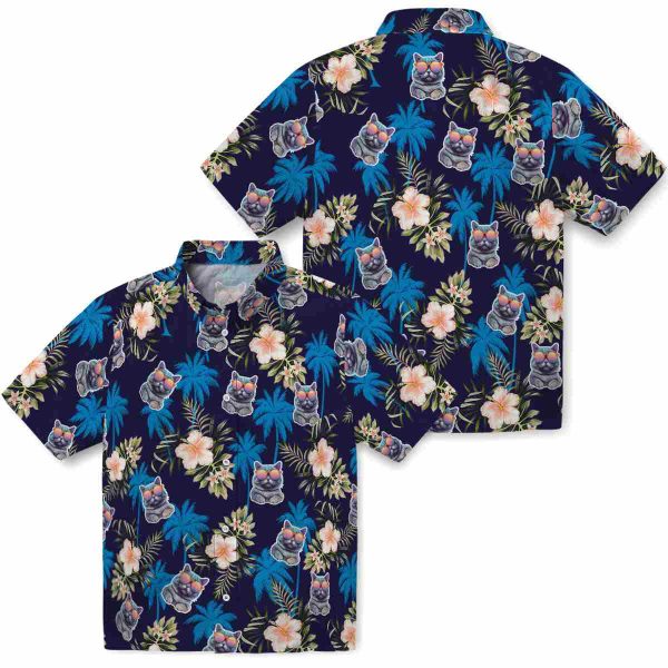 Cat Palm Tree Flower Hawaiian Shirt Latest Model