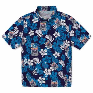 Cat Tropical Floral Hawaiian Shirt Best selling