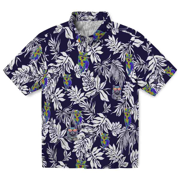 Cat Tropical Leaf Hawaiian Shirt Best selling