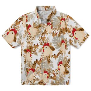 Chicken Tropical Leaves Hawaiian Shirt Best selling