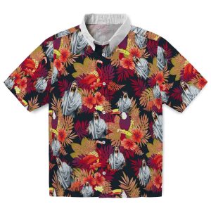 Christian Floral Toucan Hawaiian Shirt Best selling