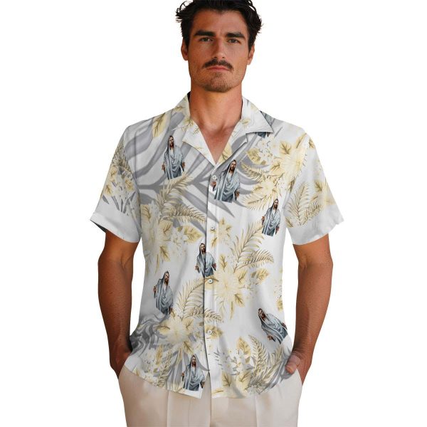 Christian Hibiscus Palm Leaves Hawaiian Shirt High quality