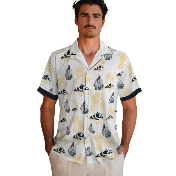 Christian Palm Island Print Hawaiian Shirt High quality