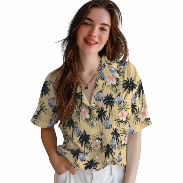 Christian Palm Tree Flower Hawaiian Shirt Trendy