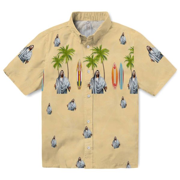 Christian Surfboard Palm Hawaiian Shirt Best selling