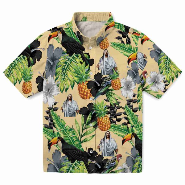 Christian Toucan Hibiscus Pineapple Hawaiian Shirt Best selling