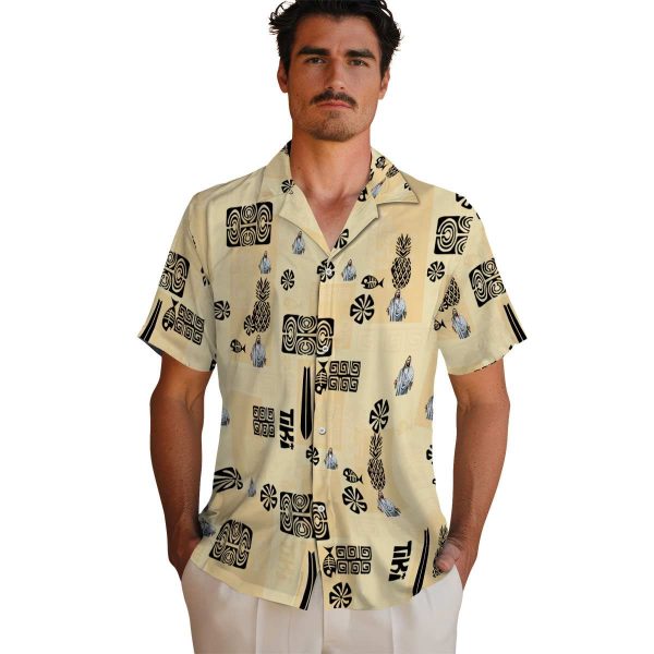 Christian Tribal Symbols Hawaiian Shirt High quality