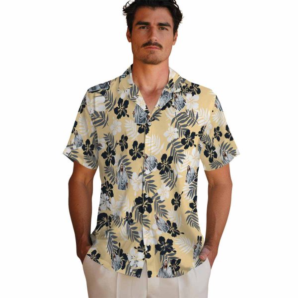 Christian Tropical Floral Hawaiian Shirt High quality