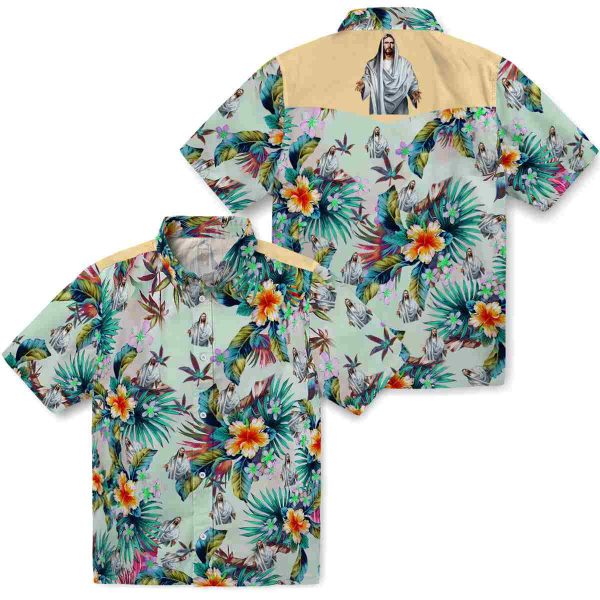 Christian Tropical Foliage Hawaiian Shirt Latest Model