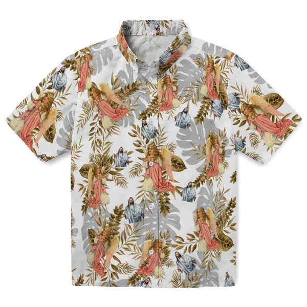 Christian Tropical Leaves Hawaiian Shirt Best selling