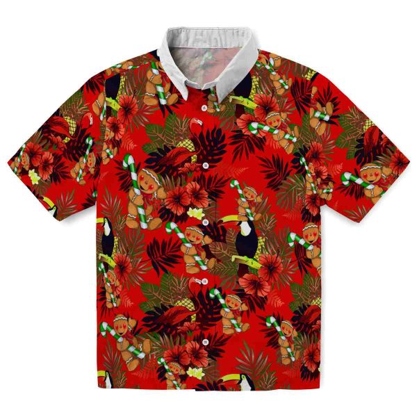 Christmas Floral Toucan Hawaiian Shirt Best selling