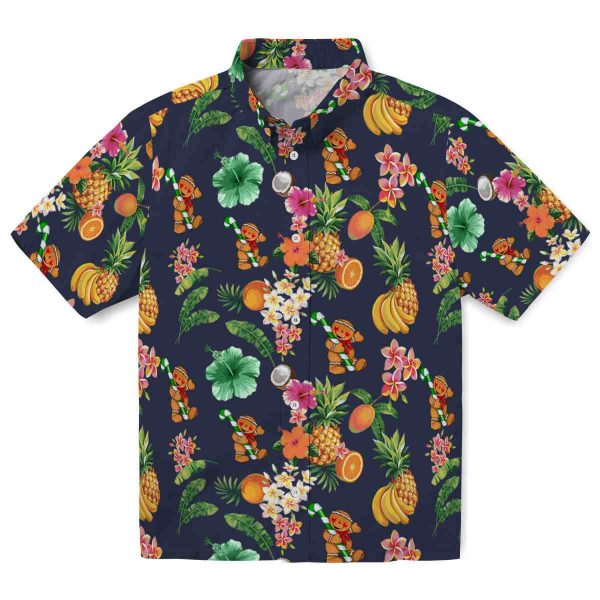 Christmas Hibiscus And Fruit Hawaiian Shirt Best selling