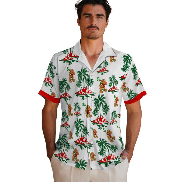 Christmas Palm Island Print Hawaiian Shirt High quality